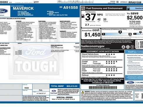 Used 2024 Ford Maverick XLT image 4