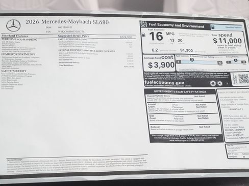 New 2026 Mercedes-Benz Maybach SL 680 image 40