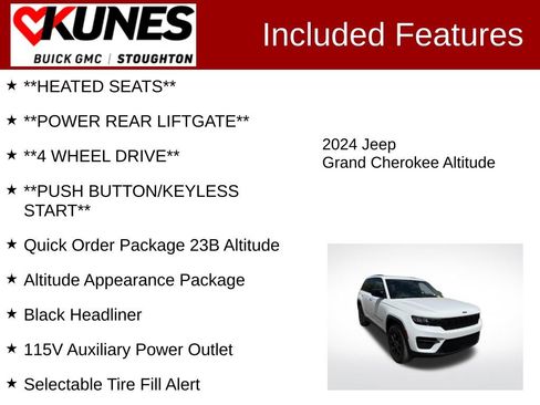 Used 2024 Jeep Grand Cherokee Altitude AWD/4WD image 3