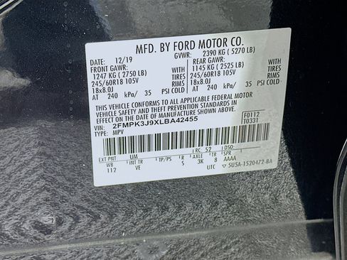 Used 2020 Ford Edge SEL w/ Convenience Package image 12