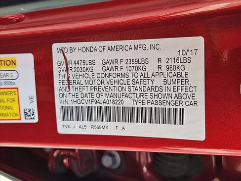 Used 2018 Honda Accord Touring image 26