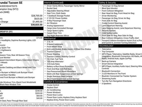 Certified 2025 Hyundai Tucson SE FWD image 32