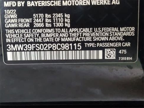 Used 2023 BMW 330e xDrive w/ Driving Assistance Package image 39