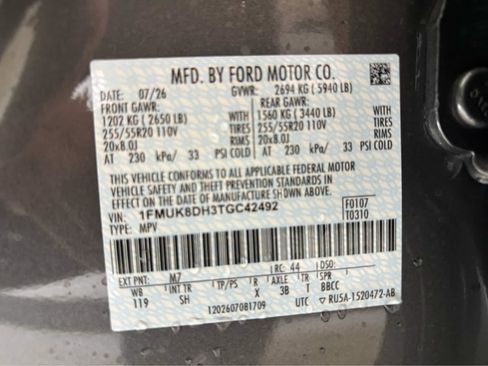 New 2026 Ford Explorer Active w/ Active Comfort Package AWD/4WD image 7