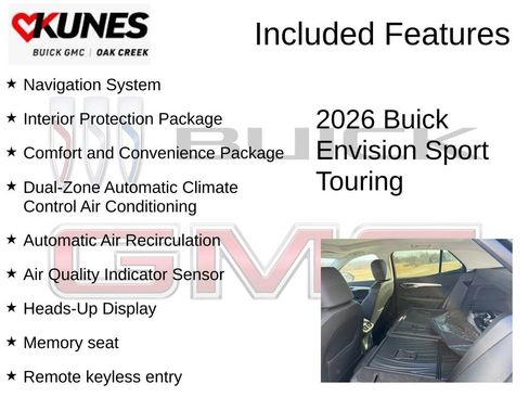 New 2026 Buick Envision Sport Touring AWD/4WD image 2