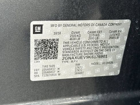 Used 2019 Chevrolet Equinox LT AWD/4WD image 39