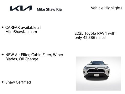 Used 2025 Toyota RAV4 XLE FWD image 7
