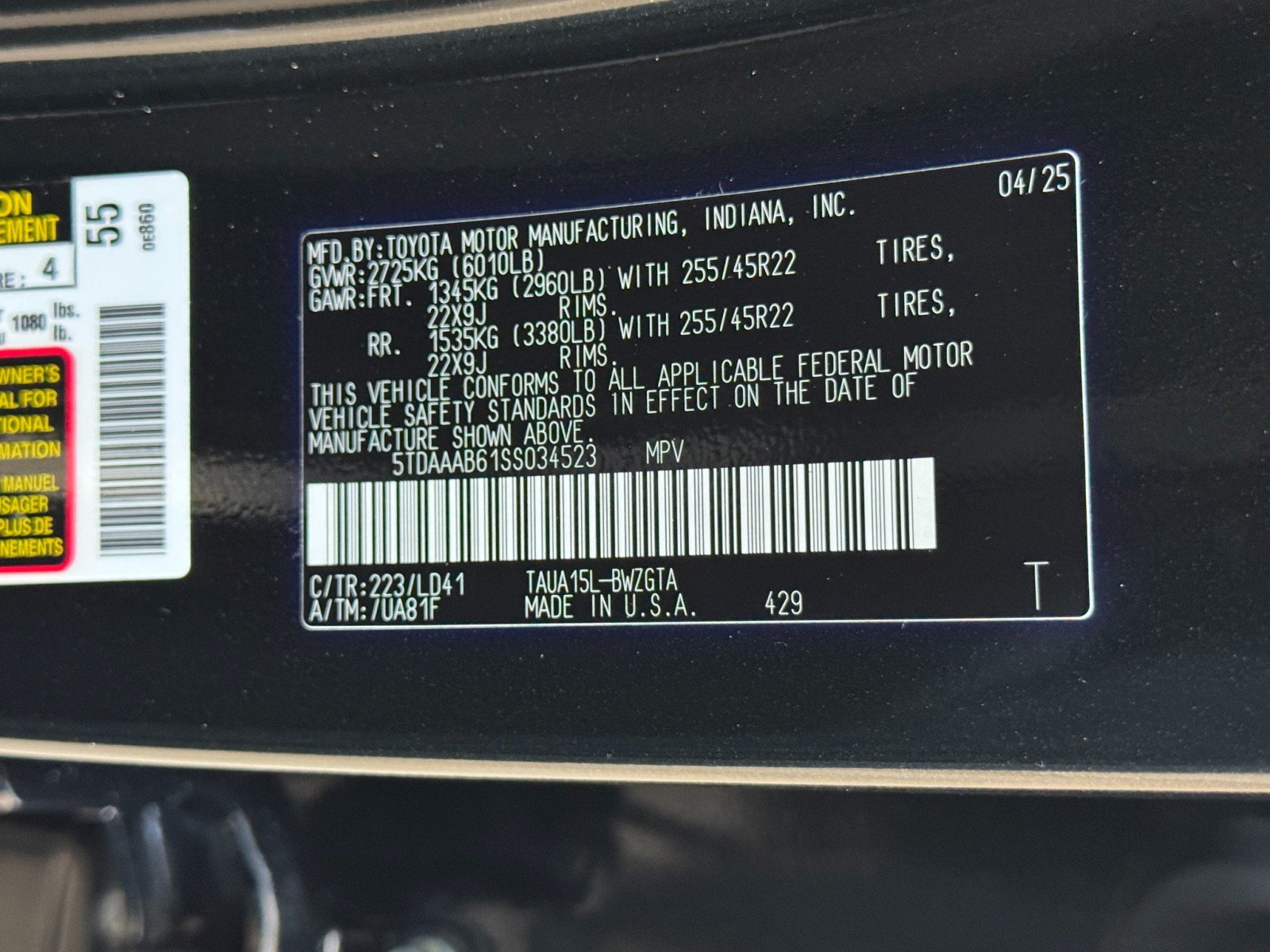 Used 2025 Lexus TX 350 AWD w/ Technology Package image 47
