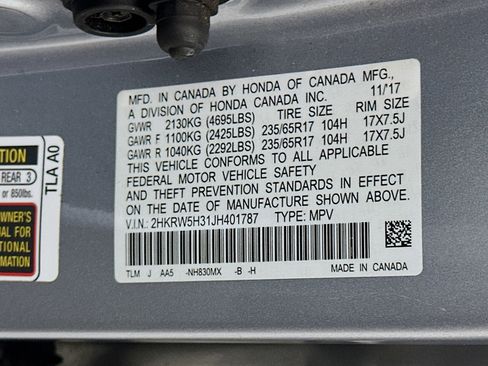 Used 2018 Honda CR-V LX image 12
