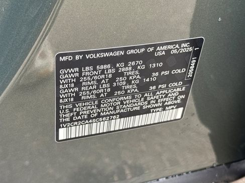 New 2025 Volkswagen Atlas Peak Edition SE image 30