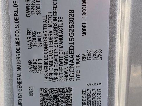 Used 2025 Chevrolet Silverado 1500 W/T RWD image 30