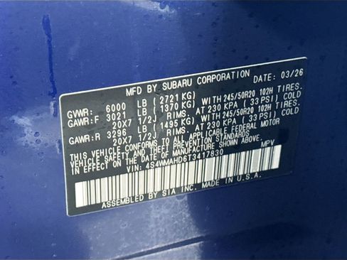 New 2026 Subaru Ascent Limited Bronze image 32