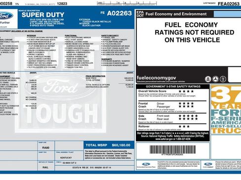 Used 2015 Ford F250 Lariat w/ Lariat Interior Package AWD/4WD image 8