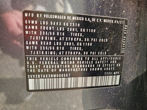 Used 2022 Volkswagen Tiguan SE image 26