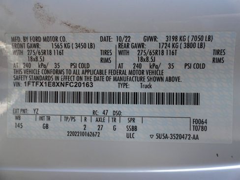 Used 2022 Ford F150 XL w/ STX Appearance Package AWD/4WD image 23