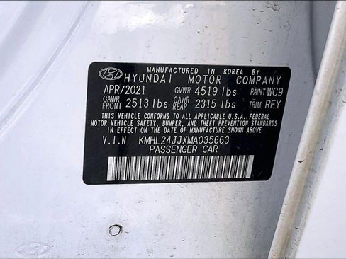 Used 2021 Hyundai Sonata Blue image 33