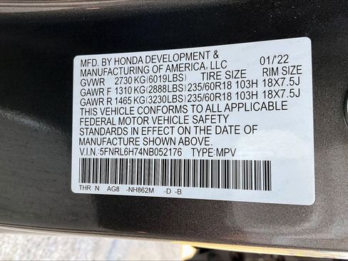 Used 2022 Honda Odyssey EX-L image 34