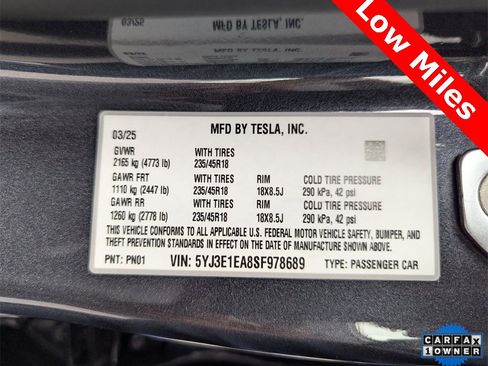 Used 2025 Tesla Model 3 image 32
