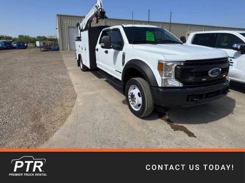 Used 2022 Ford F550 4x4 Crew Cab Super Duty w/ Power Equipment Group image 1