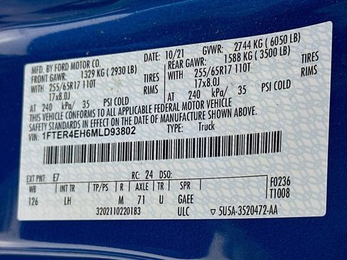 Used 2021 Ford Ranger XLT w/ Equipment Group 301A Mid RWD image 33