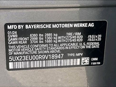 Certified 2024 BMW X5 xDrive40i w/ Parking Assistance Package AWD/4WD image 33