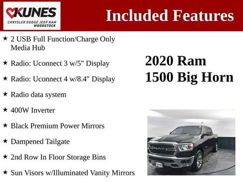 Used 2020 RAM 1500 Big Horn image 3