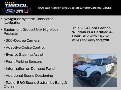 Used 2024 Ford Bronco Wildtrak image 11