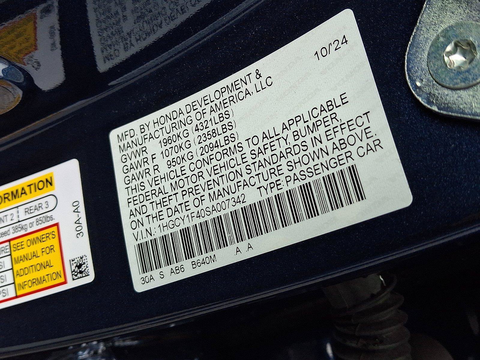 Used 2025 Honda Accord SE image 28