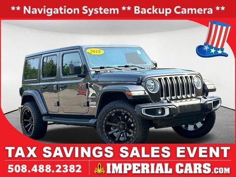 Used 2018 Jeep Wrangler Unlimited Sahara AWD/4WD image 1
