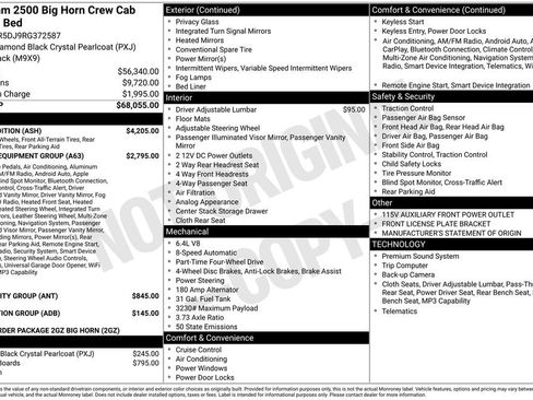 Used 2024 RAM 2500 Big Horn w/ Night Edition AWD/4WD image 5