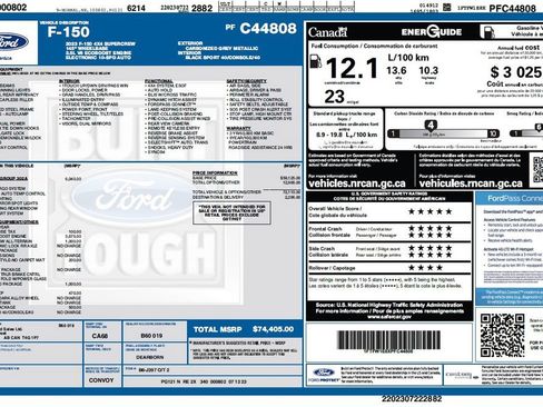Used 2023 Ford F150 XLT w/ Equipment Group 302A High AWD/4WD image 2