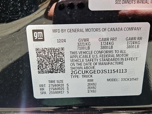 New 2025 Chevrolet Silverado 1500 LTZ image 24