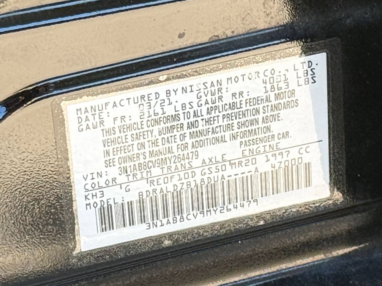 Used 2021 Nissan Sentra SV FWD image 28