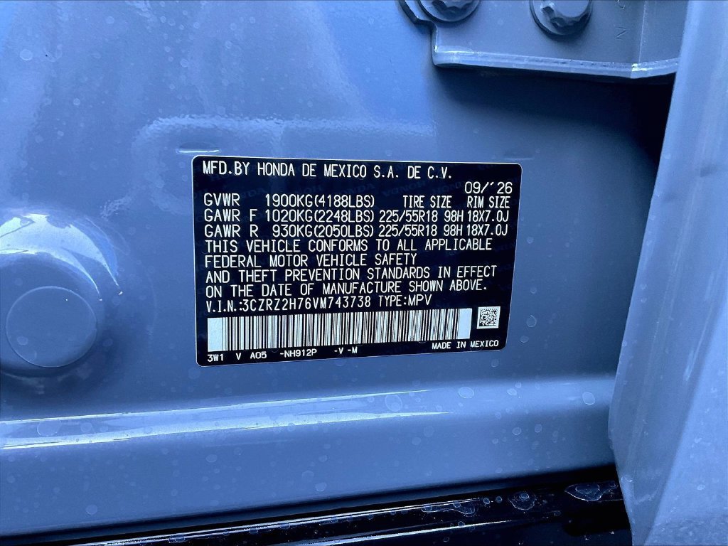 New 2027 Honda HR-V EX-L image 17