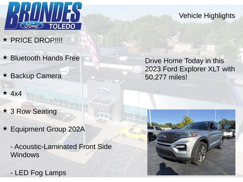 Used 2023 Ford Explorer XLT w/ Equipment Group 202A AWD/4WD image 5
