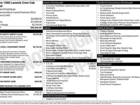 New 2026 RAM 1500 Laramie w/ Advanced Safety Group II AWD/4WD image 40