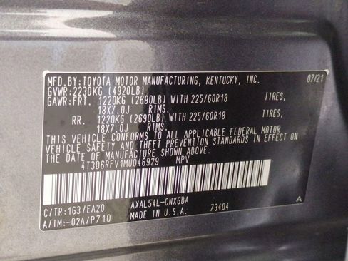 Used 2021 Toyota RAV4 Limited AWD/4WD image 32