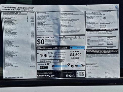 New 2026 BMW i5 eDrive40 w/ M Sport Package image 17