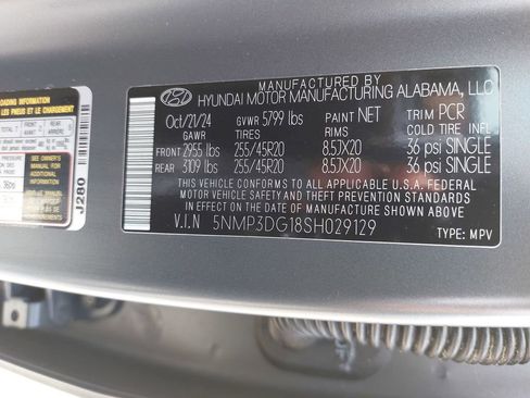 Used 2025 Hyundai Santa Fe Limited AWD/4WD image 37