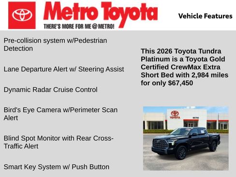 Certified 2026 Toyota Tundra Platinum AWD/4WD image 11
