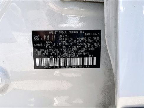 Certified 2024 Subaru Outback Wilderness AWD/4WD image 33