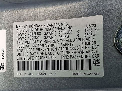 Used 2023 Honda Civic Touring image 27