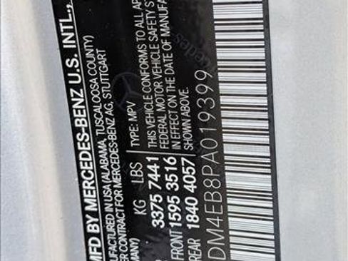Certified 2023 Mercedes-Benz EQS 580 4MATIC SUV image 22