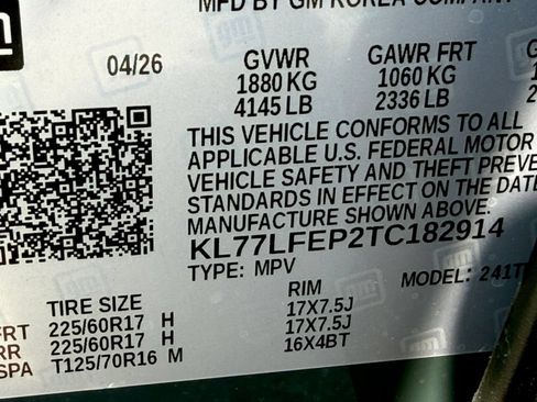 New 2026 Chevrolet Trax LS w/ LS Convenience Package FWD image 26