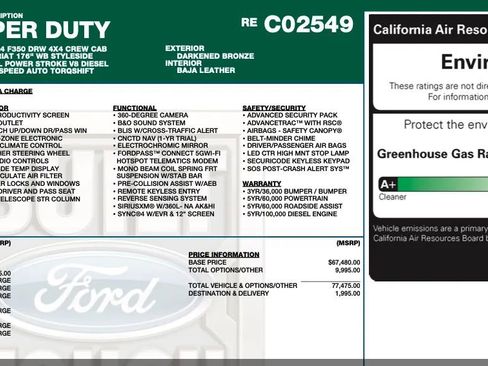 Used 2024 Ford F350 Lariat image 2