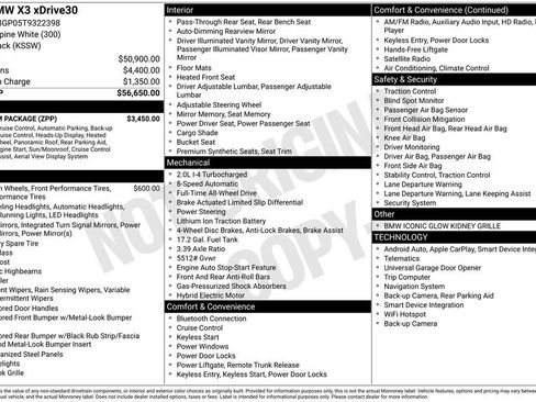 New 2026 BMW X3 xDrive30 w/ Premium Package image 2