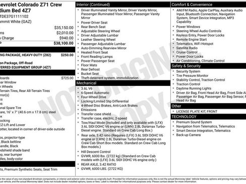 Used 2016 Chevrolet Colorado Z71 AWD/4WD image 21