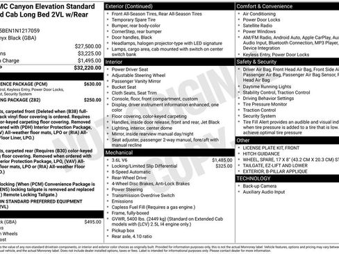 Used 2022 GMC Canyon Elevation Standard w/ Convenience Package image 2