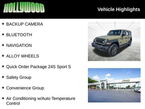 Used 2025 Jeep Wrangler Unlimited Sport AWD/4WD image 3