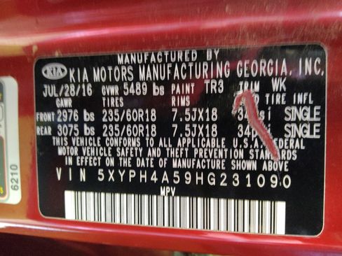 Used 2017 Kia Sorento EX image 33